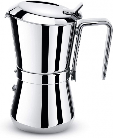 Stainless steel 18/10 Neapolitan Coffee maker 1-2 Cups Ilsa